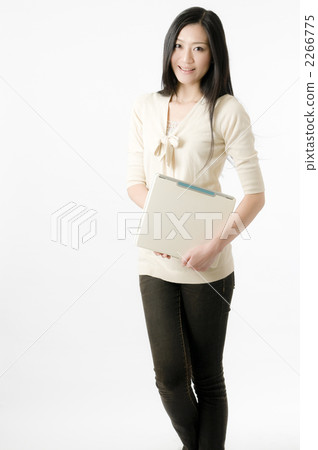 A lady with a laptop 2266775