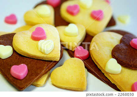 情人節的心餅乾和心巧克力 2268030