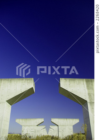 Road under construction in construction 2268420