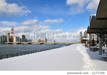 Yasuragi防波堤雪景 2271599