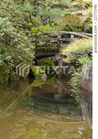Bridge over the pond in the garden Bridge over the pond in the garden 2273346