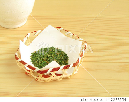 Genmaicha with matcha (tea leaves/up) [natural taste] (side) 2278554