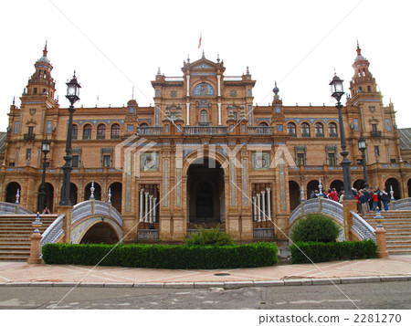 西班牙廣場在塞維利亞 2281270