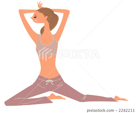 Image of a woman doing yoga 2282211