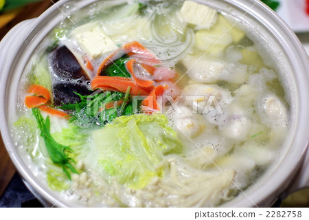 煮河豚 鍋裡煮好的食物 用鍋烹飪 2282758