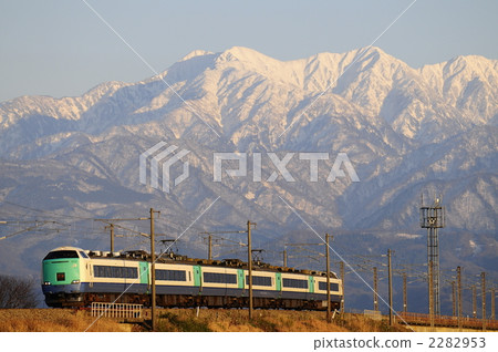 Northern Alps and express Hokuetsu 2282953