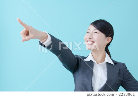 Women in their twenties (suit · blue back) 2283961