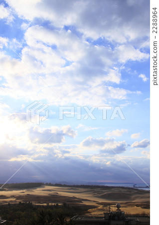 輕石頭照在沙丘上 輕石頭照在沙丘上 2288964