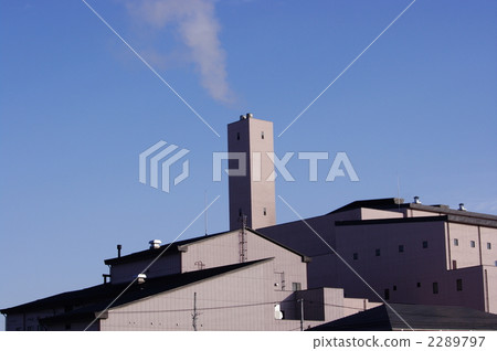 Chimney of garbage incineration site 2289797