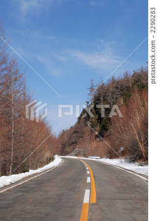 fuji subaru line, road, snowy road 2290283
