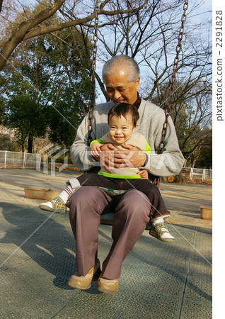 Grandpa and grandson 2291828
