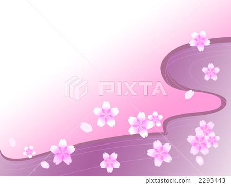 Cherry blossoms and running water Cherry blossoms and running water 2293443