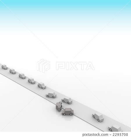 Traffic congestion and traffic accident image 2293708