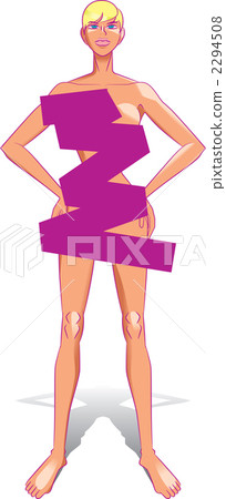 A woman standing naked A woman standing naked 2294508