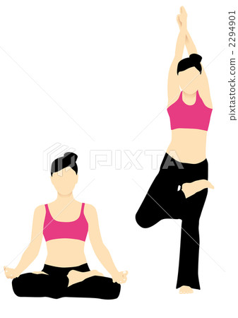 Yoga women 2 poses 2294901