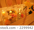 裝飾花 蠟燭 婚禮 2299942