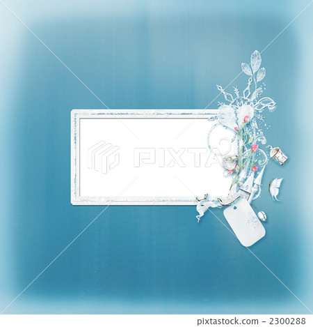 Background adorned with picture frame 2300288