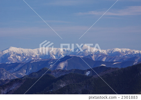 Kii mountains in snow Kii mountains in snow 2301883