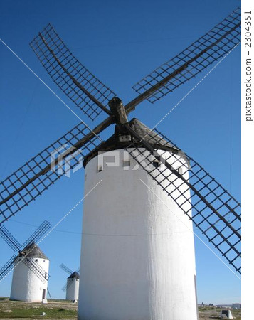 西班牙Lamancha的風車 2304351