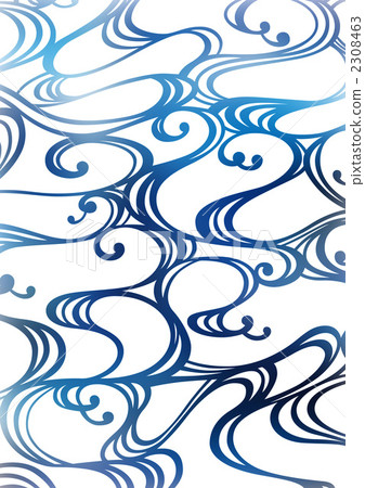 Wavy Design Computer Portrait wave pattern, computer graphic, computer graphics - Stock Illustration ...