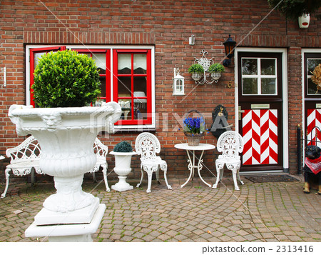 梯子幾何圖案花園家具門哈爾Zirens 2313416