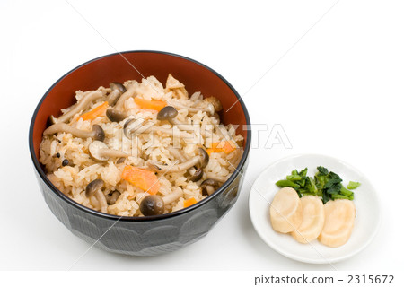 Shimeji rice · bowl serving 2315672