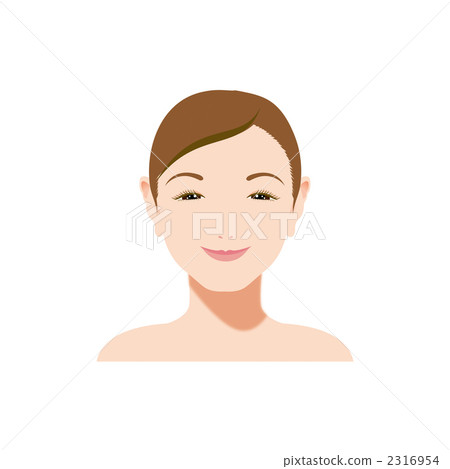 女性臉（前面）的插圖 2316954
