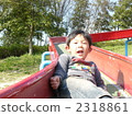 play, playground slide, person 2318861