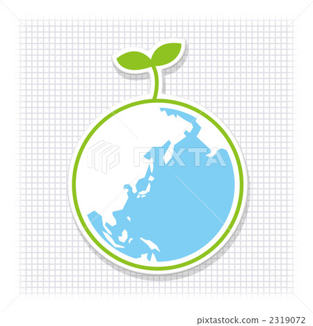 An eco-image of new sprouts emerging on Earth 2319072
