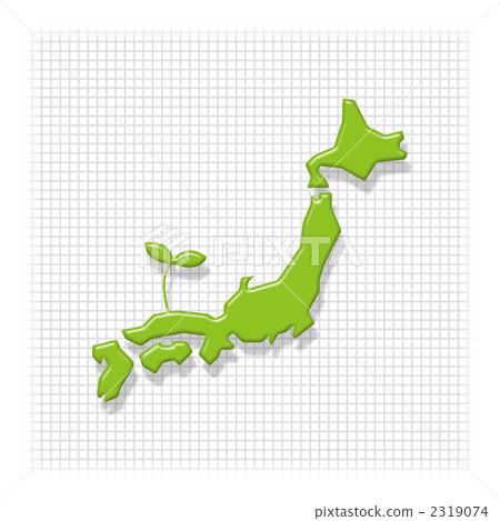 New shoots sprouting in the Japanese archipelago and eco-image New shoots sprouting in the Japanese archipelago and eco-image 2319074