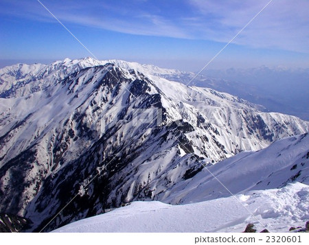 Ridgeline繼續從Goryu dake到Hakuba dake Ridgeline繼續從Goryu dake到Hakuba dake 2320601