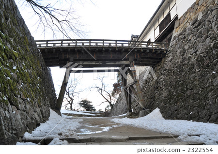 Hikone Castle in winter Hikone Castle in winter 2322554