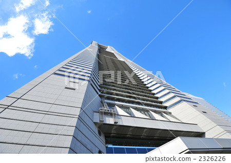 I looked up at the landmark tower from the very bottom. I looked up at the landmark tower from the very bottom. 2326226