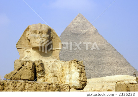 Pyramid of Khufu and Sphinx Pyramid of Khufu and Sphinx 2326228
