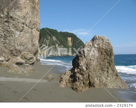 三陸海岸的岩石和懸崖 2329174