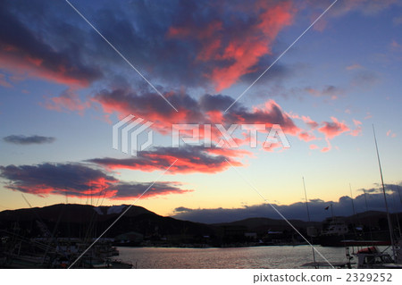 evening scene, fishing boat, ship 2329252