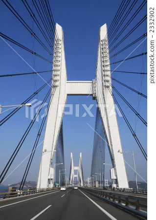 From the Iwakurojima bridge in the Seto Ohashi bridge to the Oshimaishima Bridge, Shimotsui Seto Ohashi Bridge 2332902