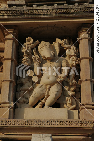 Khajuraho Temple Group Ganesha statue of Vishwanatha Temple in the West Group 2334597
