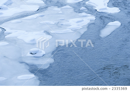 Early morning winter river 2335369