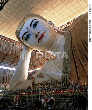 睡覺的菩薩在仰光市 2339264