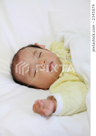 Baby's sleeping face 2345874