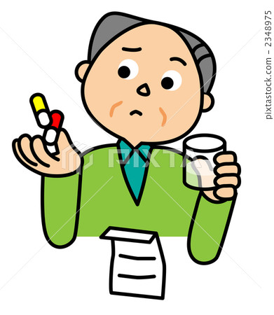 Drinking medicine grandpa 2348975