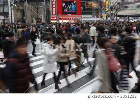Shibuya scramble intersection Shibuya scramble intersection 2351222