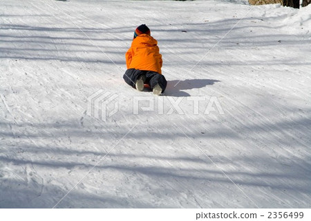 在雪地裡玩 孩子 小孩 2356499