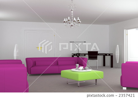 客廳 三維圖 ３Ｄ 2357421