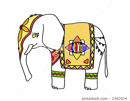 亞洲象 花哨 illustration 2362024