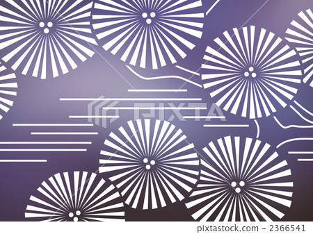 japanese pattern, pinetree, textile - Stock Illustration [2366541] - PIXTA