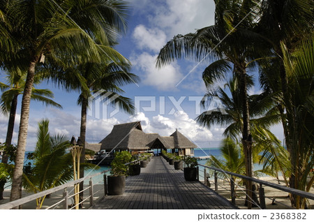 over-water cottage, tahiti, bora bora 2368382
