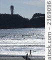 江之島海岸在冬天 2369096
