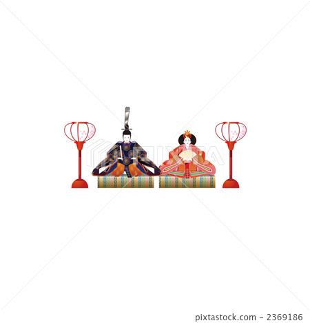 Illustration of Hina dolls (no screen) 2369186